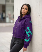 Zumieze - Caver | Zip-Up Printed Hoodie Women