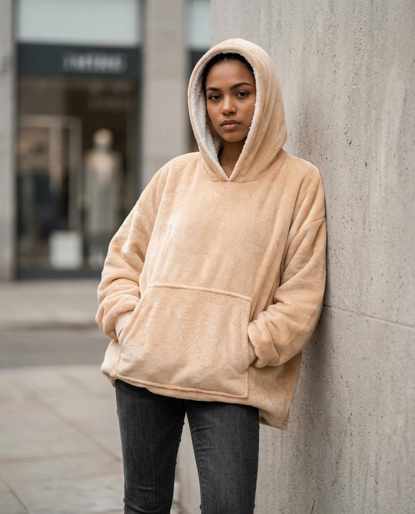 Zumieze - Dasen | Oversized Plush Hoodie Women