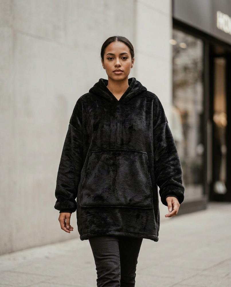 Zumieze - Dasen | Oversized Plush Hoodie Women
