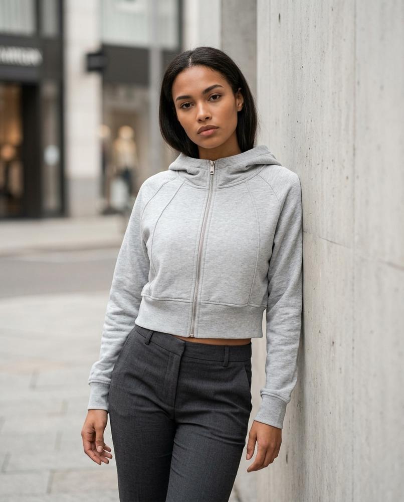 Zumieze - Notir | Zip-Up Cropped Hoodie Women