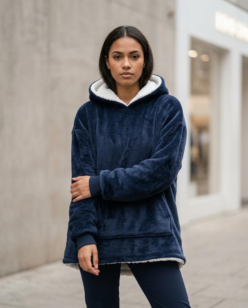 Zumieze - Dasen | Oversized Plush Hoodie Women