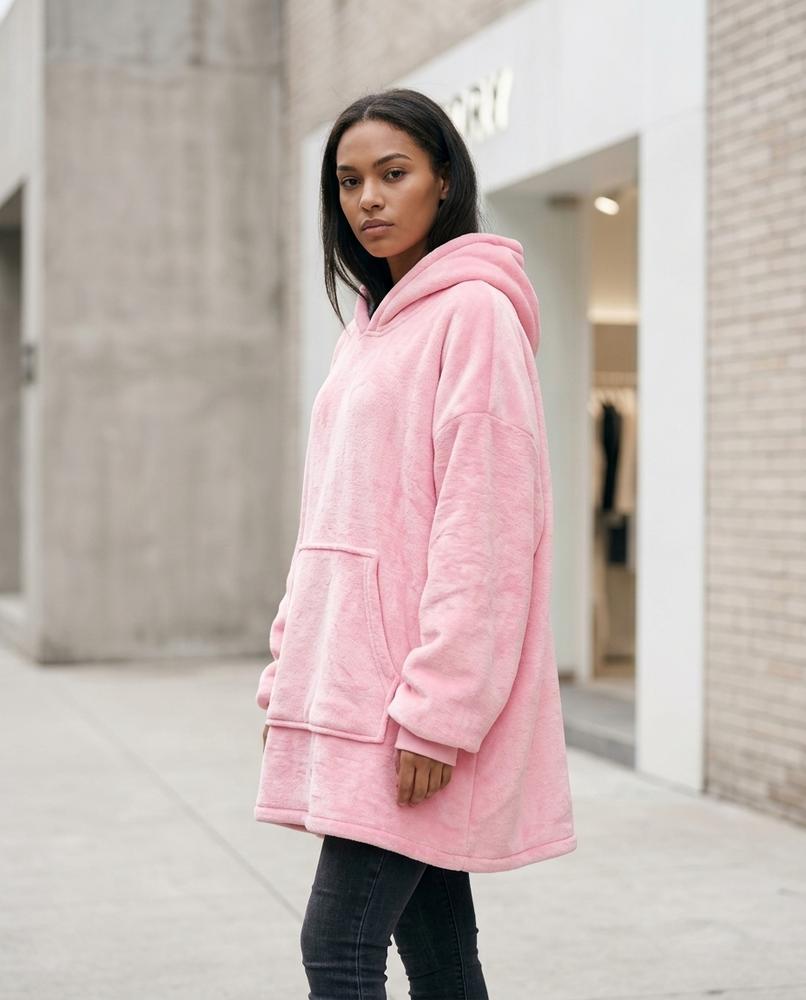 Zumieze - Dasen | Oversized Plush Hoodie Women