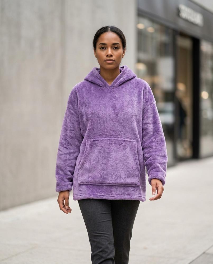 Zumieze - Dasen | Oversized Plush Hoodie Women