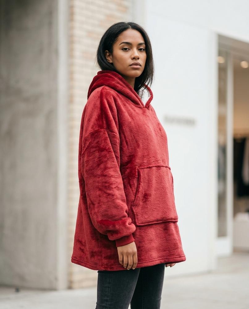 Zumieze - Dasen | Oversized Plush Hoodie Women