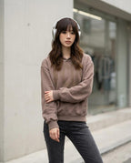 Zumieze - Yomor | Studded Relaxed Fit Hoodie Women
