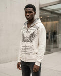 Zumieze - Kemin | Zip-Up Printed Hoodie Unisex