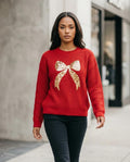 Zumieze - Zaral | Sequin-Embellished Knit Sweater Women