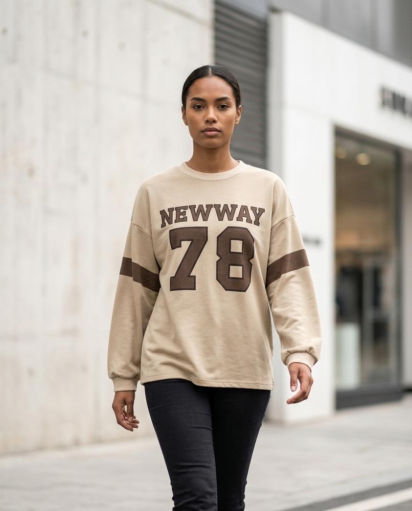 Zumieze - Zarel | Printed Relaxed Fit Sweatshirt Women