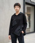 Zumieze - Nisin | Asymmetrical Textured Hoodie Women
