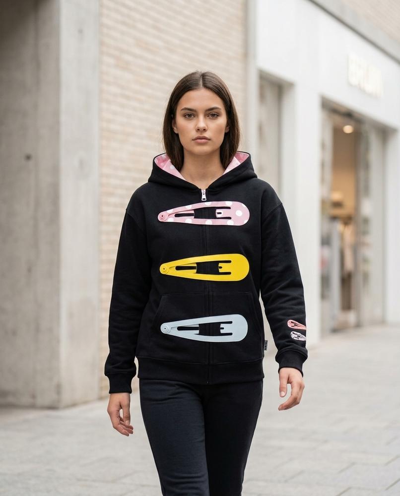 Zumieze - Nolen | Zip-Up Appliquéd Hoodie Women