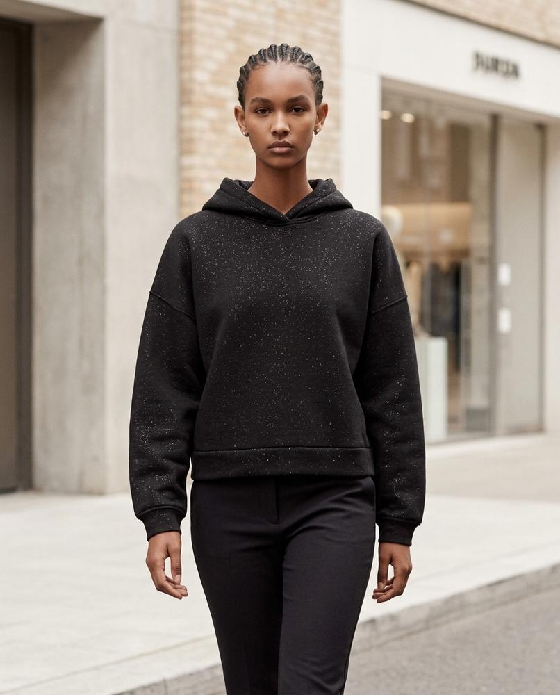 Zumieze - Lymar | Speckled Relaxed Fit Hoodie Women