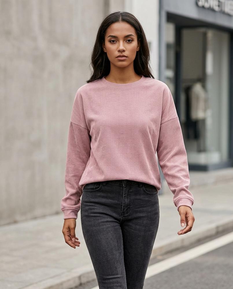 Zumieze - Caven | Ribbed Crewneck Sweater Women