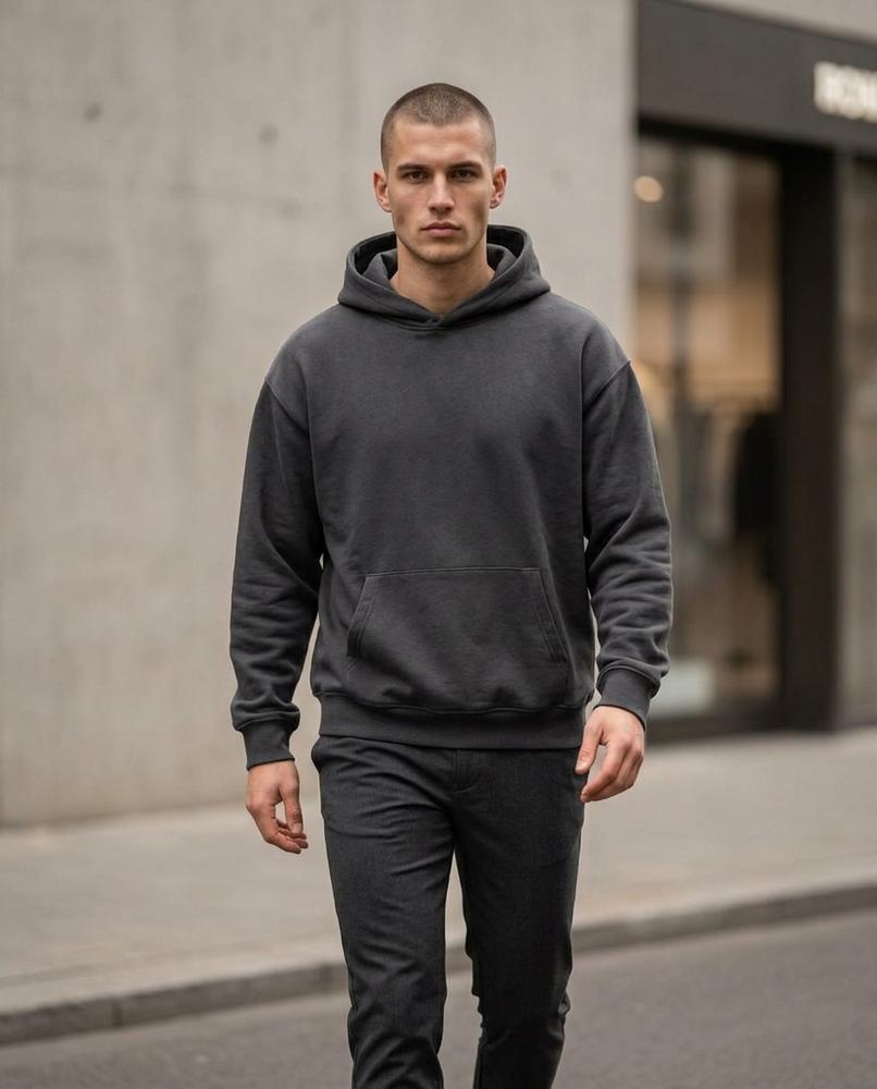 Zumieze - Coram | Loose Fit Cotton Blend Hoodie Men