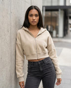 Zumieze - Arsen | Cropped Zip-Up Hoodie Women
