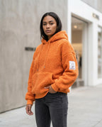 Zumieze - Rizan | Fleece Relaxed Fit Hoodie Women