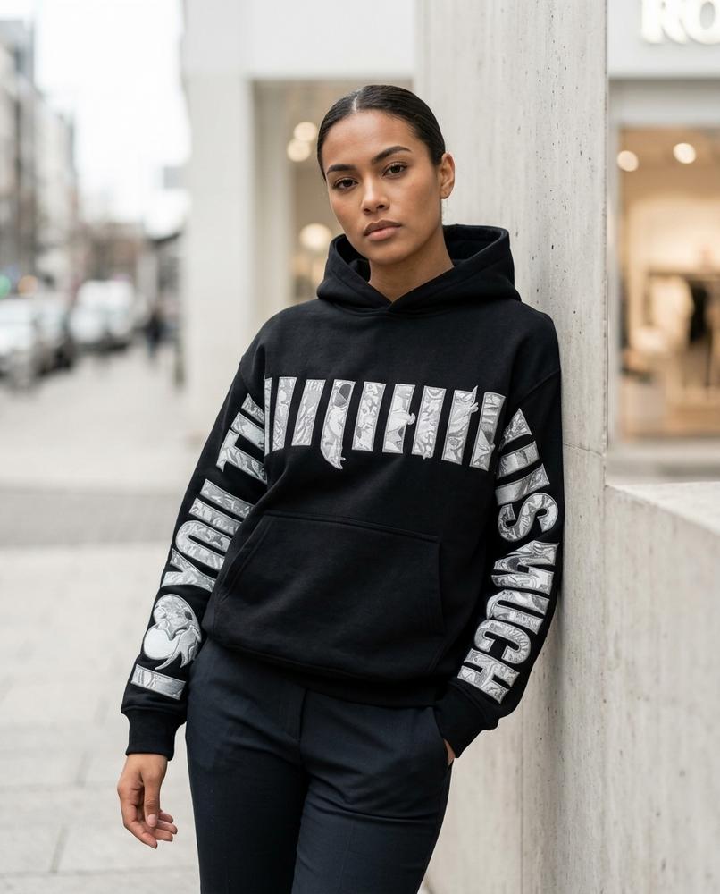 Zumieze - Rihal | Printed Relaxed Fit Hoodie Unisex