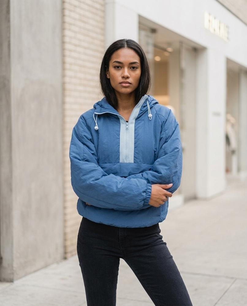Zumieze - Vasin | Hooded Half-Zip Jacket Women