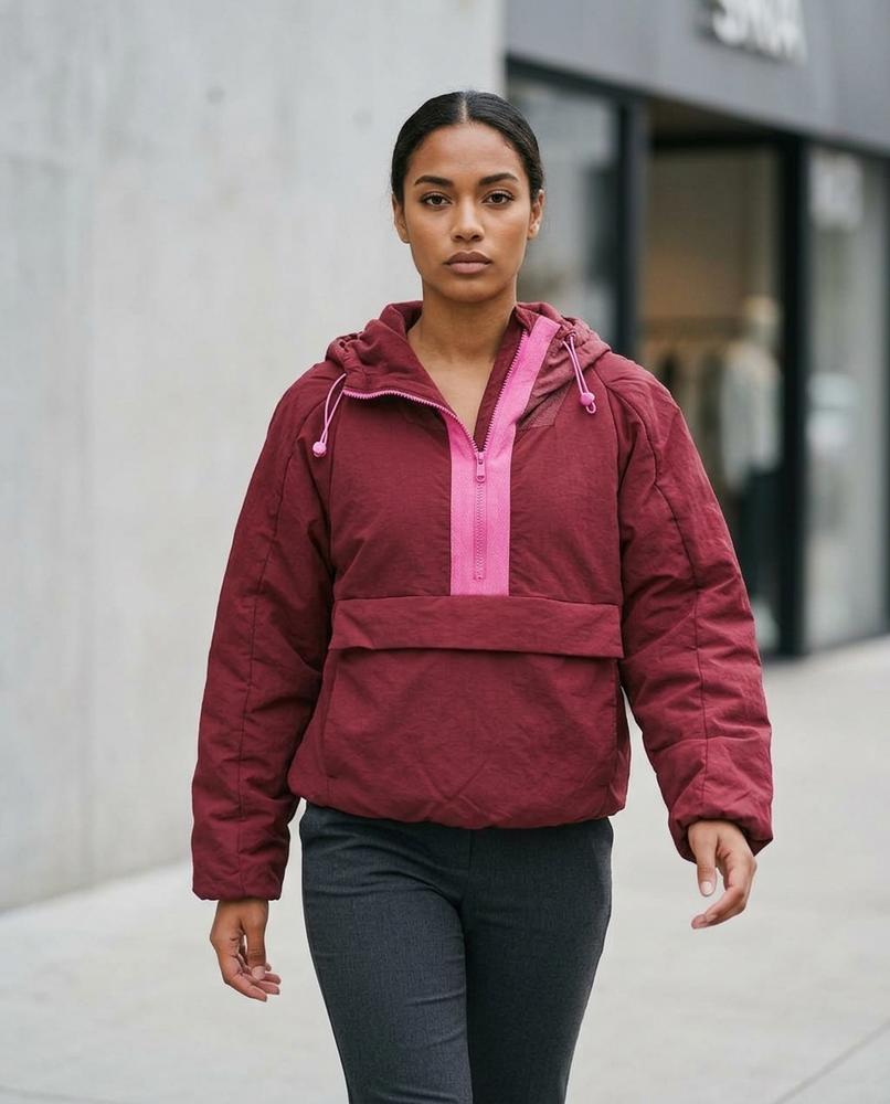 Zumieze - Vasin | Hooded Half-Zip Jacket Women