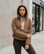 Zumieze - Vasin | Hooded Half-Zip Jacket Women