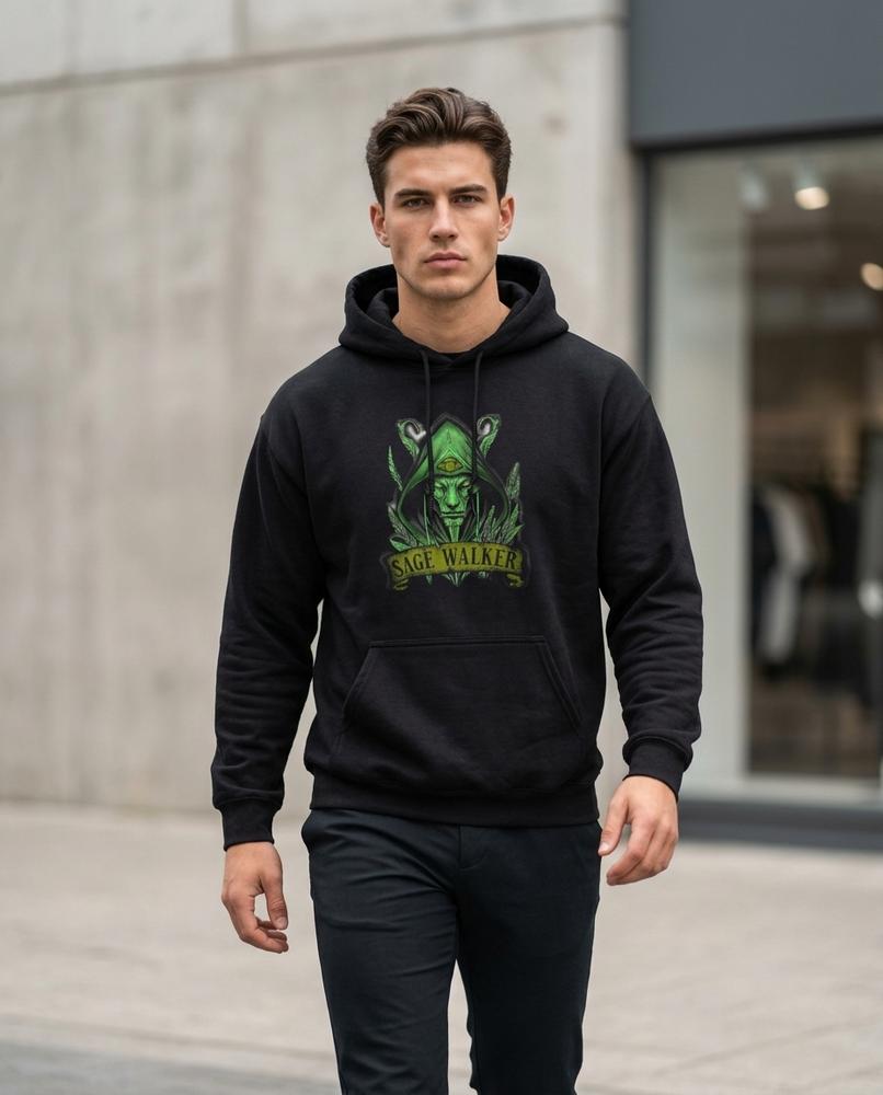Zumieze - Ellin | Printed Long-Sleeved Hoodie Men