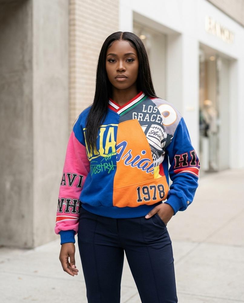 Zumieze - Ralen | Printed Multi-Colored Sweatshirt Women