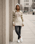 Zumieze - Arlin | Hooded Cable-Knit Tunic Women