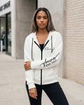 Zumieze - Lyron | Zip-Up Textured Hoodie Women