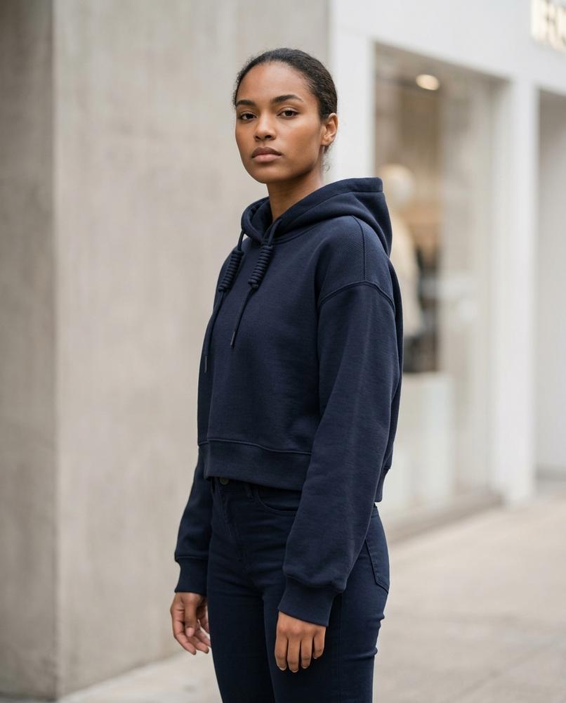 Zumieze - Neken | Cropped Relaxed-Fit Hoodie Women
