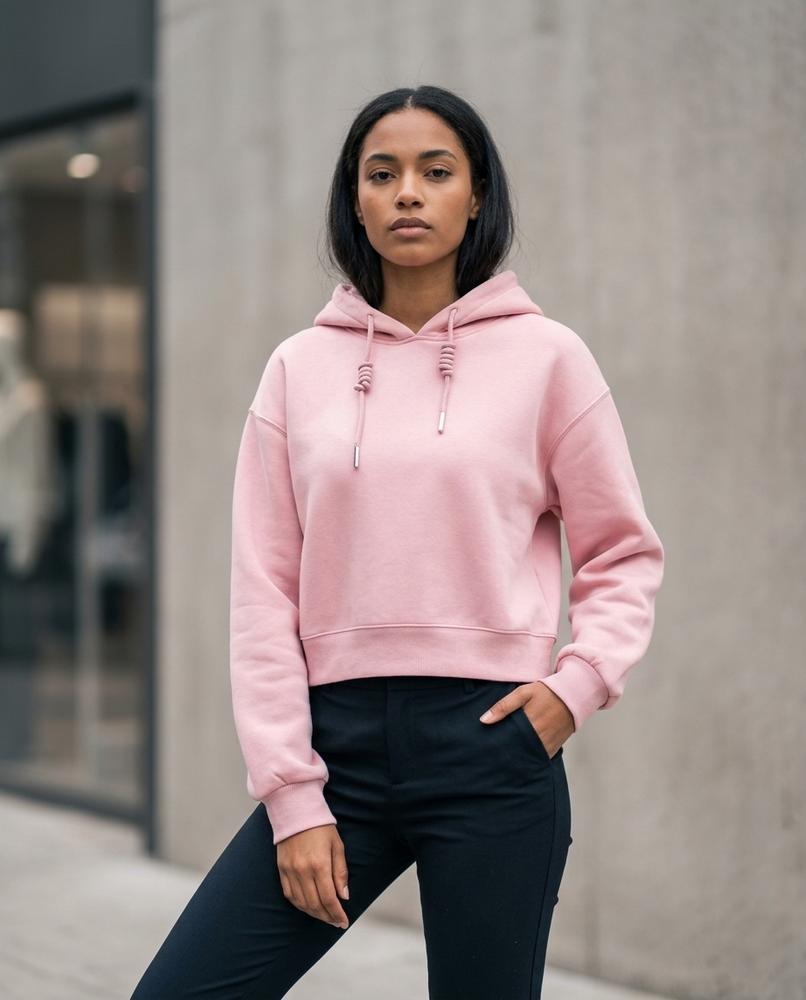 Zumieze - Neken | Cropped Relaxed-Fit Hoodie Women