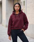 Zumieze - Neken | Cropped Relaxed-Fit Hoodie Women