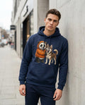 Zumieze - Neran | Printed Relaxed-Fit Hoodie Men