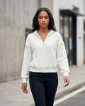 Zumieze - Kemon | Textured Half-Zip Sweatshirt Women