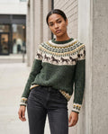 Zumieze - Miver | Jacquard Crewneck Sweater Women