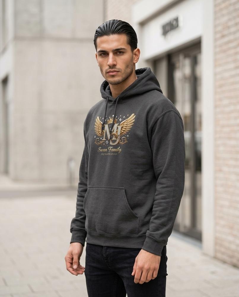 Zumieze - Alhal | Printed Relaxed-Fit Hoodie Unisex