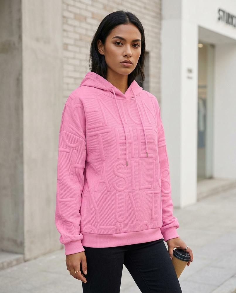 Zumieze - Katir | Embossed Textured Hoodie Women