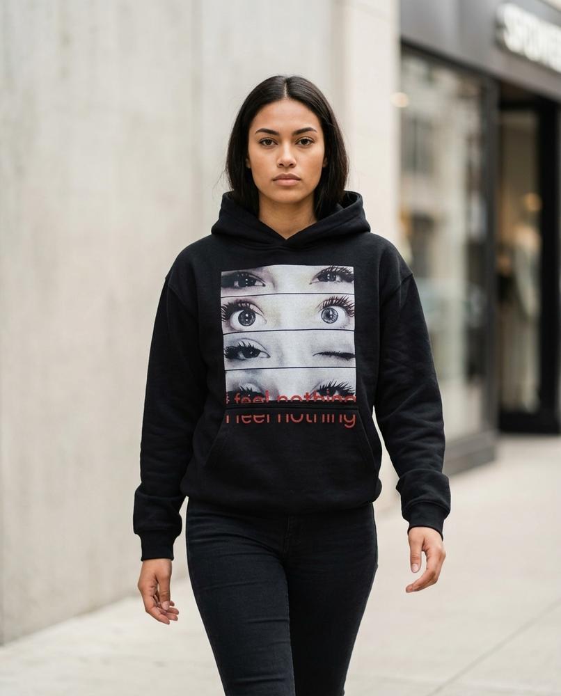 Zumieze - Zasin | Printed Long-Sleeved Hoodie Unisex