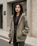Zumieze - Kerel | Zip-Up Oversized Hoodie Women