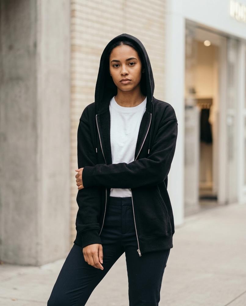 Zumieze - Kerel | Zip-Up Oversized Hoodie Women