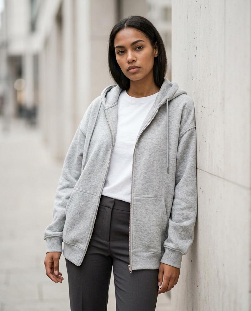 Zumieze - Kerel | Zip-Up Oversized Hoodie Women
