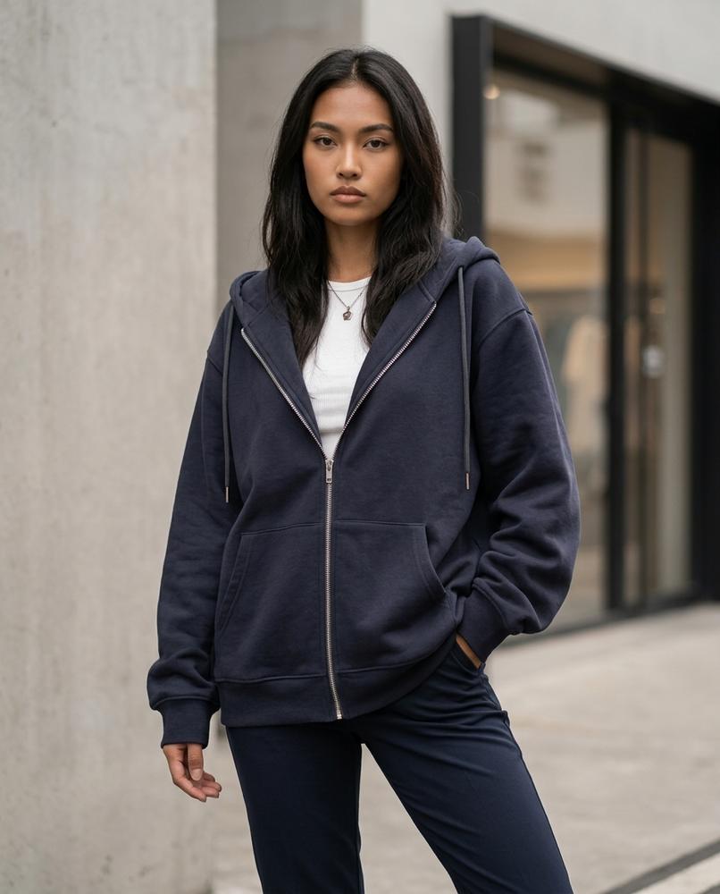 Zumieze - Kerel | Zip-Up Oversized Hoodie Women