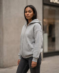 Zumieze - Lamer | Zip-Up Relaxed-Fit Hoodie Women