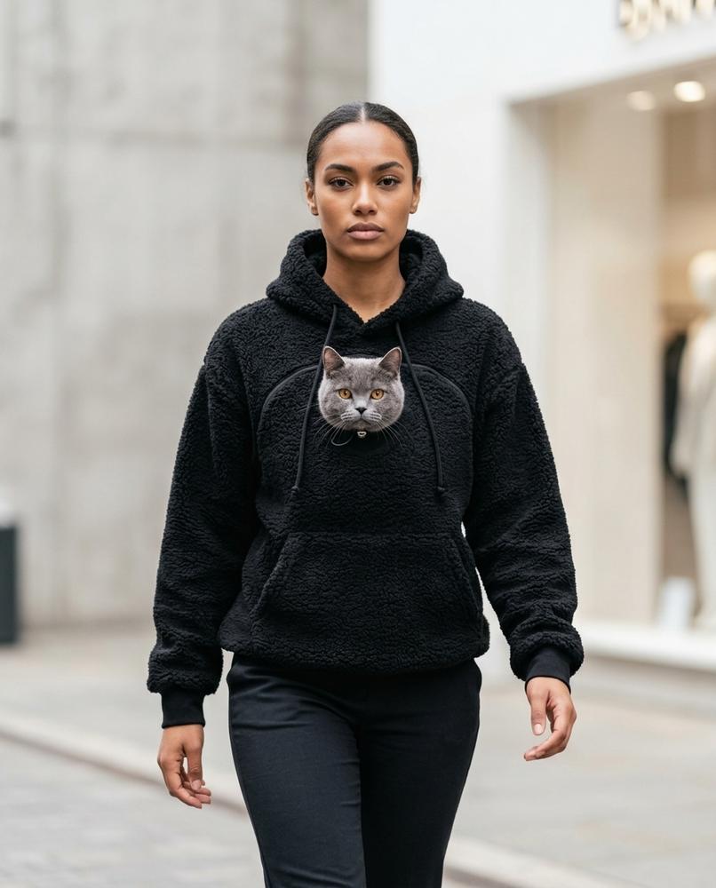Zumieze - Alvar | Sherpa-Fleece Lace-Up Hoodie Women