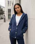 Zumieze - Lymin | Button-Up Hooded Jacket Women