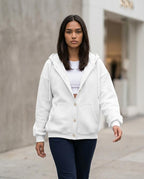 Zumieze - Lymin | Button-Up Hooded Jacket Women
