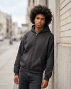 Zumieze - Vesin | Washed Zip-Up Hoodie Unisex