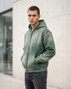 Zumieze - Vesin | Washed Zip-Up Hoodie Unisex