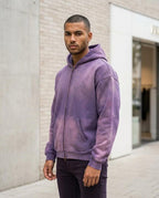 Zumieze - Vesin | Washed Zip-Up Hoodie Unisex