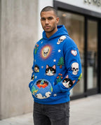 Zumieze - Lemir | Appliquéd Relaxed Fit Hoodie Men