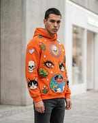 Zumieze - Lemir | Appliquéd Relaxed Fit Hoodie Men
