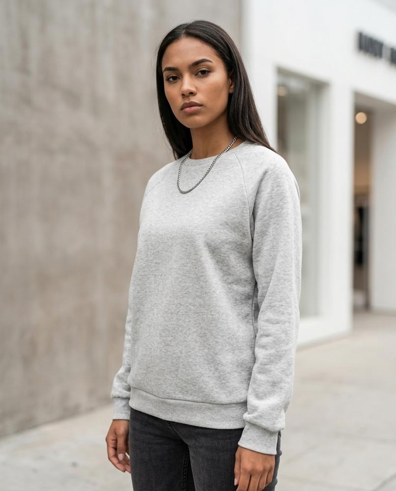 Zumieze - Tisen | Raglan Sleeve Crewneck Sweatshirt Women